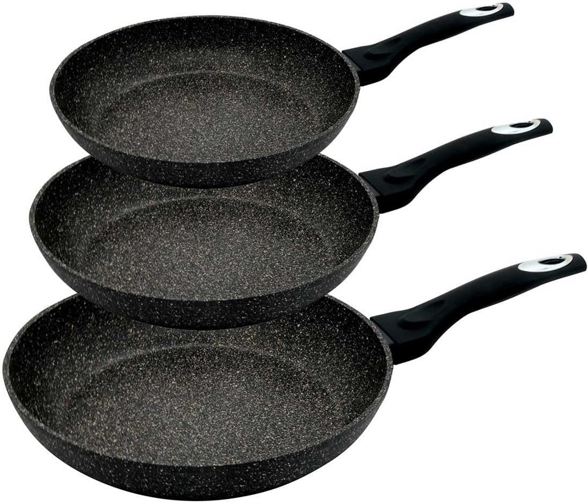 Pannenset met Graniet Coating voor Inductie - Kookpannen Set