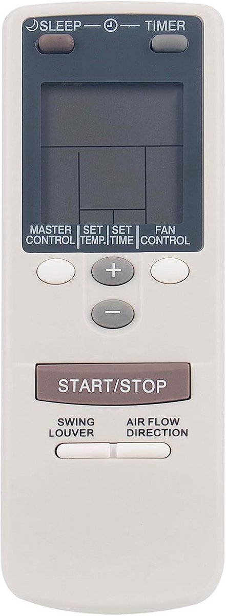 Universele Afstandsbediening voor Fujitsu Airconditioner - Vervangend Model AR-DB1