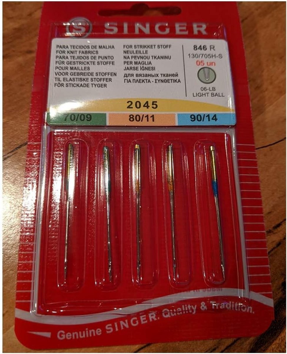 Naaimachine Naalden Set voor Jersey Stof - Universele Set (5 Stuks)