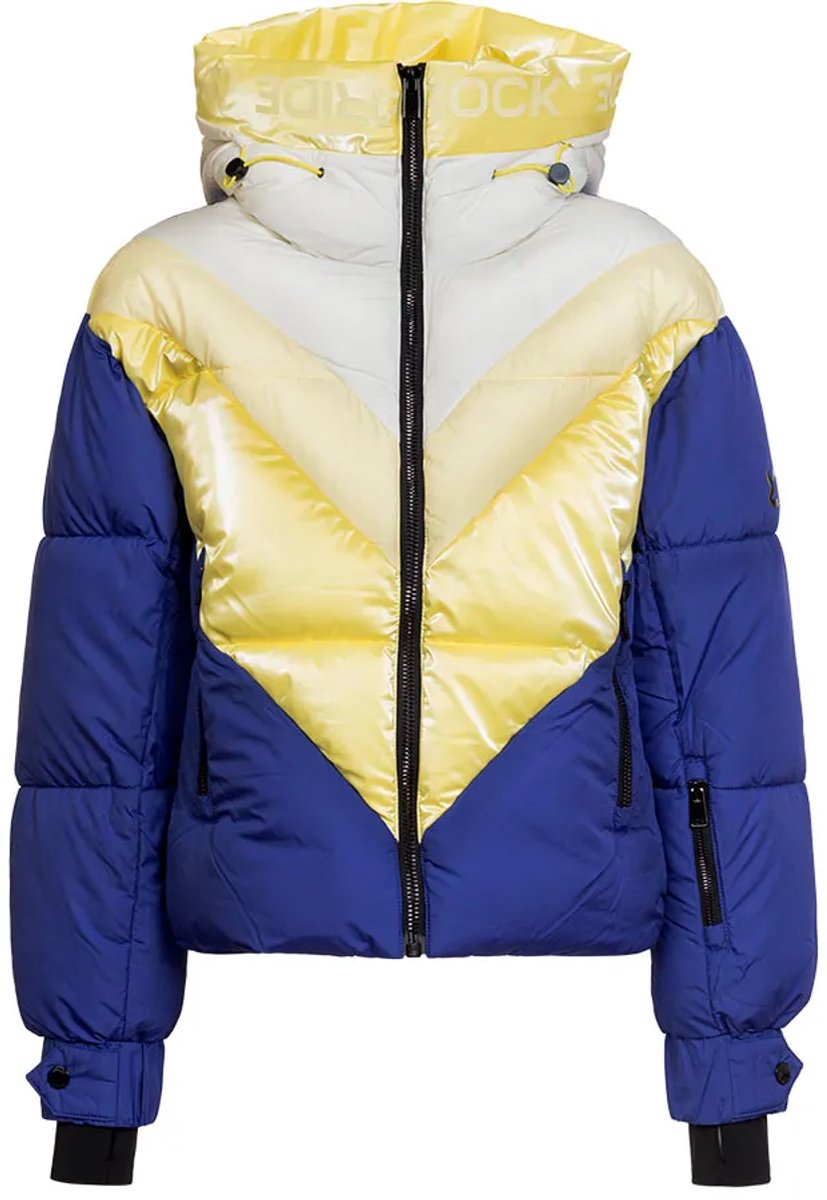 Rock Experience Big White Jas Geel,Wit,Blauw S Vrouw