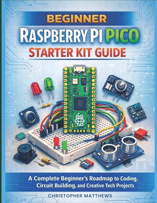 Beginner Raspberry Pi Pico Starter Kit Guide - cover