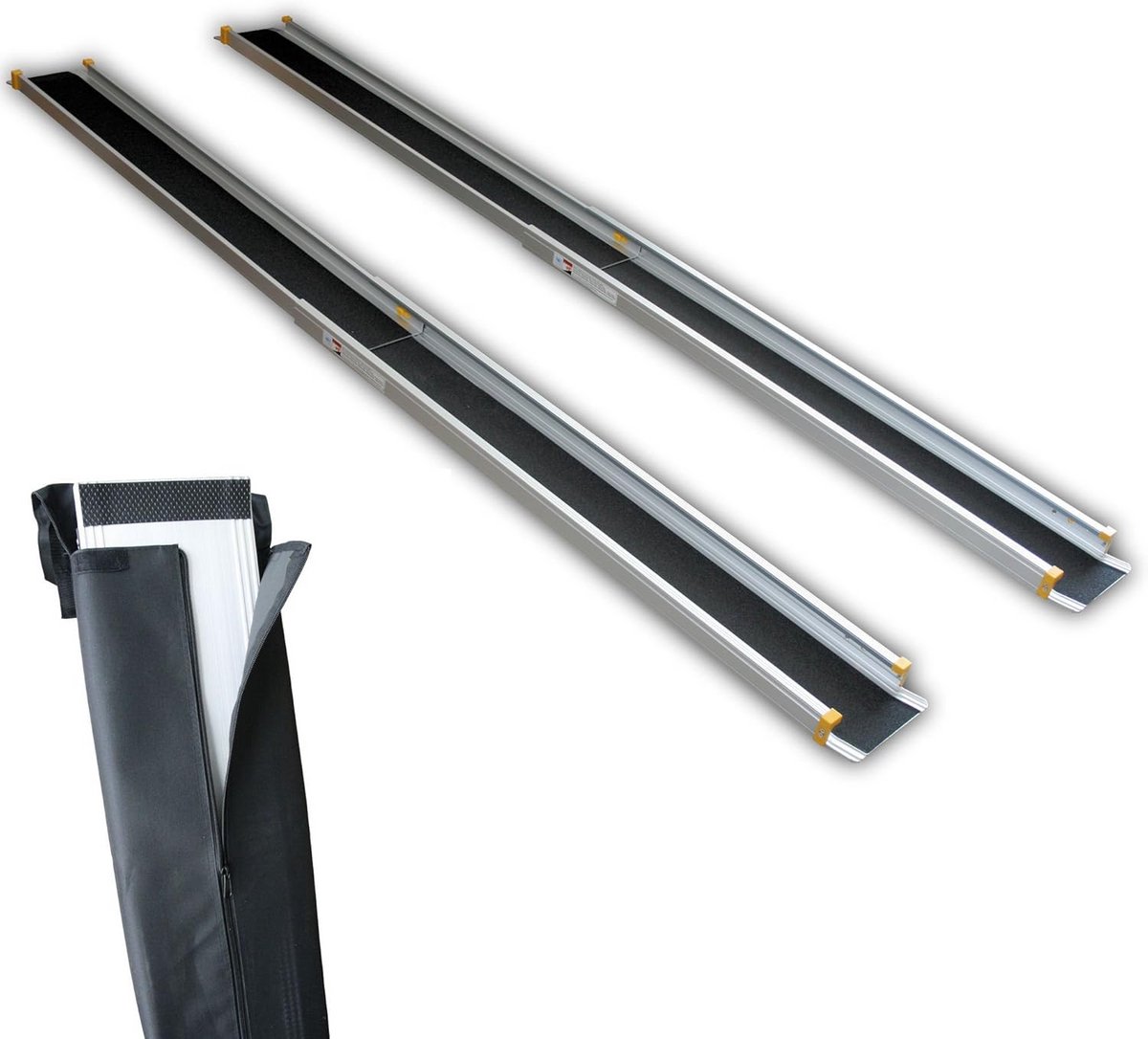 Opvouwbare Telescoop Aluminium Rolstoelhelling 274 cm - Antislip