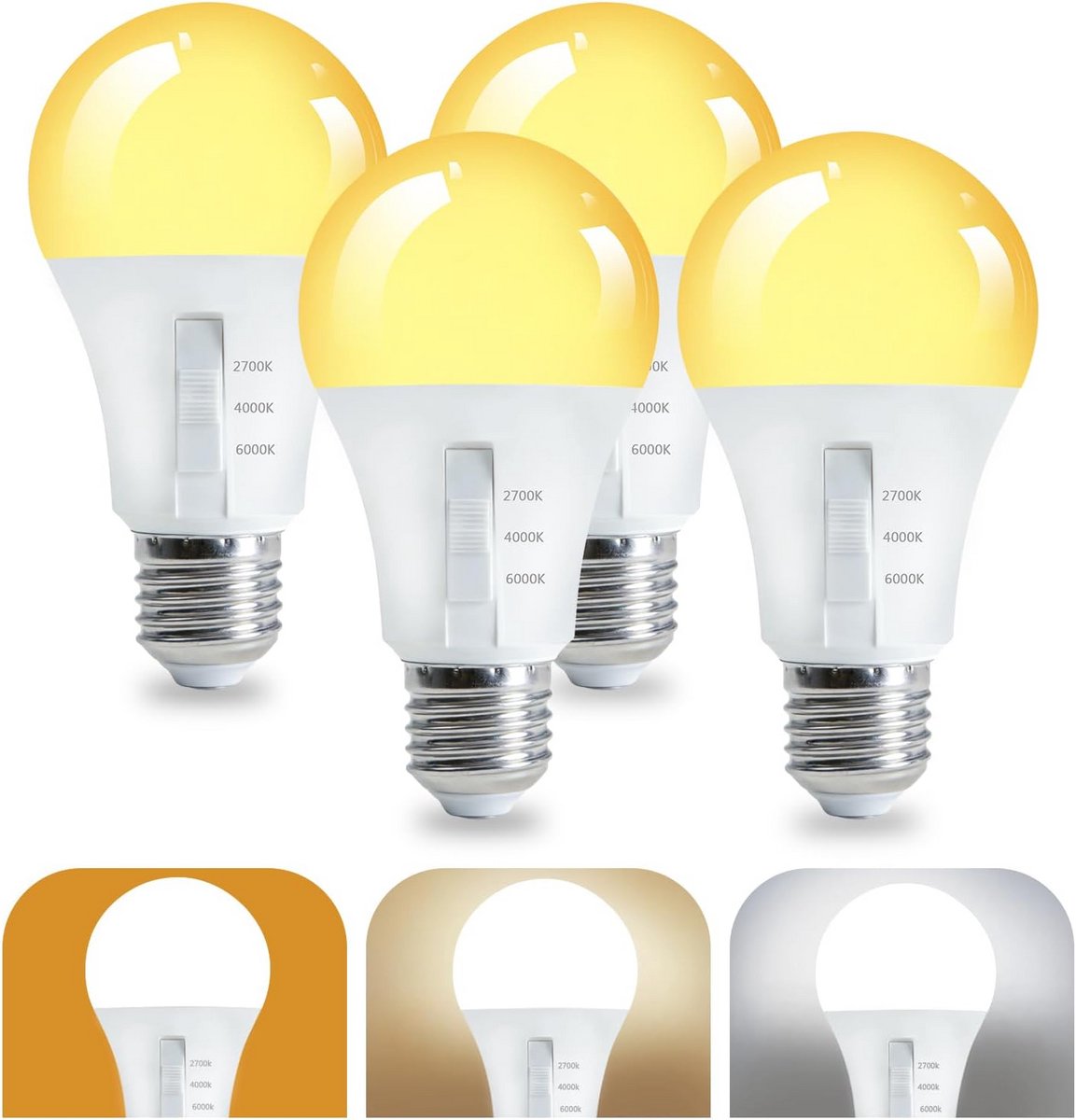 LED Lamp E27 9W - Vervanger 100W Gloeilamp - Energiebesparend Licht