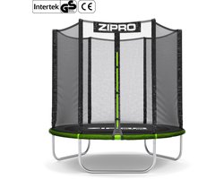 ZIPRO Jump Pro OUT - Trampoline Ø183cm 6FT - Trampoline met veiligheidsnet - Voor kinderen - max. 100 kg - UV-bestendig