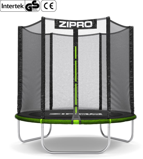 ZIPRO Jump Pro OUT - Trampoline Ø183cm 6FT - Trampoline met veiligheidsnet - Voor kinderen - max. 100 kg - UV-bestendig
