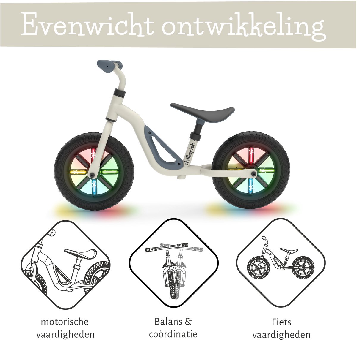 Chillafish Charlie Glow loopfiets met LED-wielen thumbnail 4