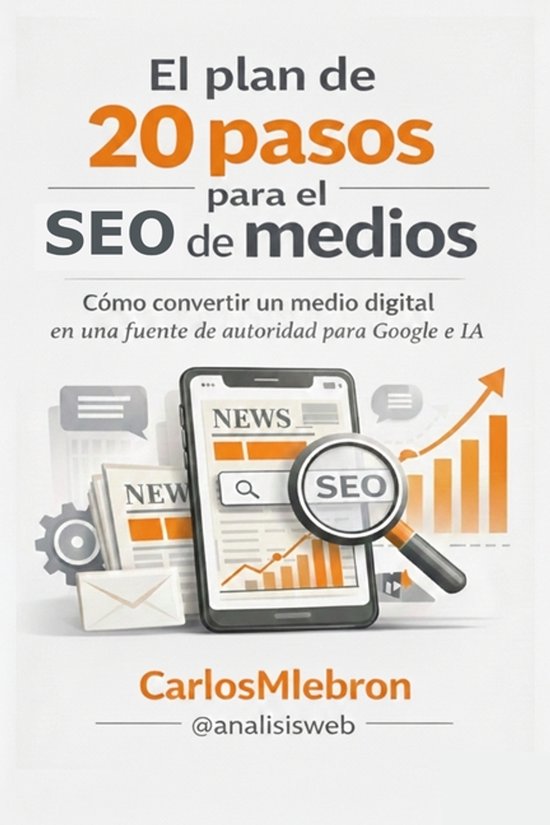 El plan de 20 pasos para el SEO de medios. - cover