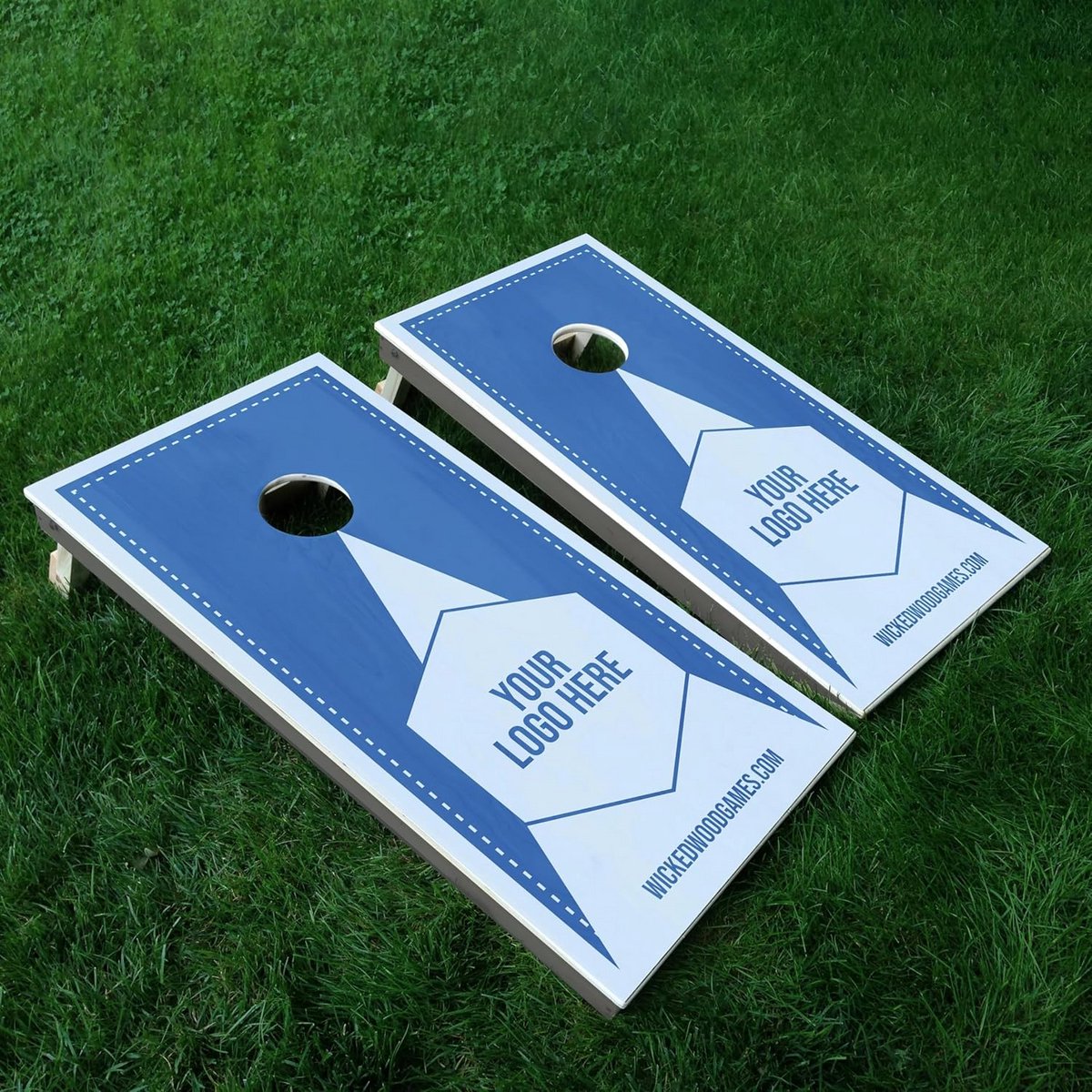 Gepersonaliseerde Cornhole Set met 2 Borden en 8 Zachte Zakken - Buiten/Outdoor Spel