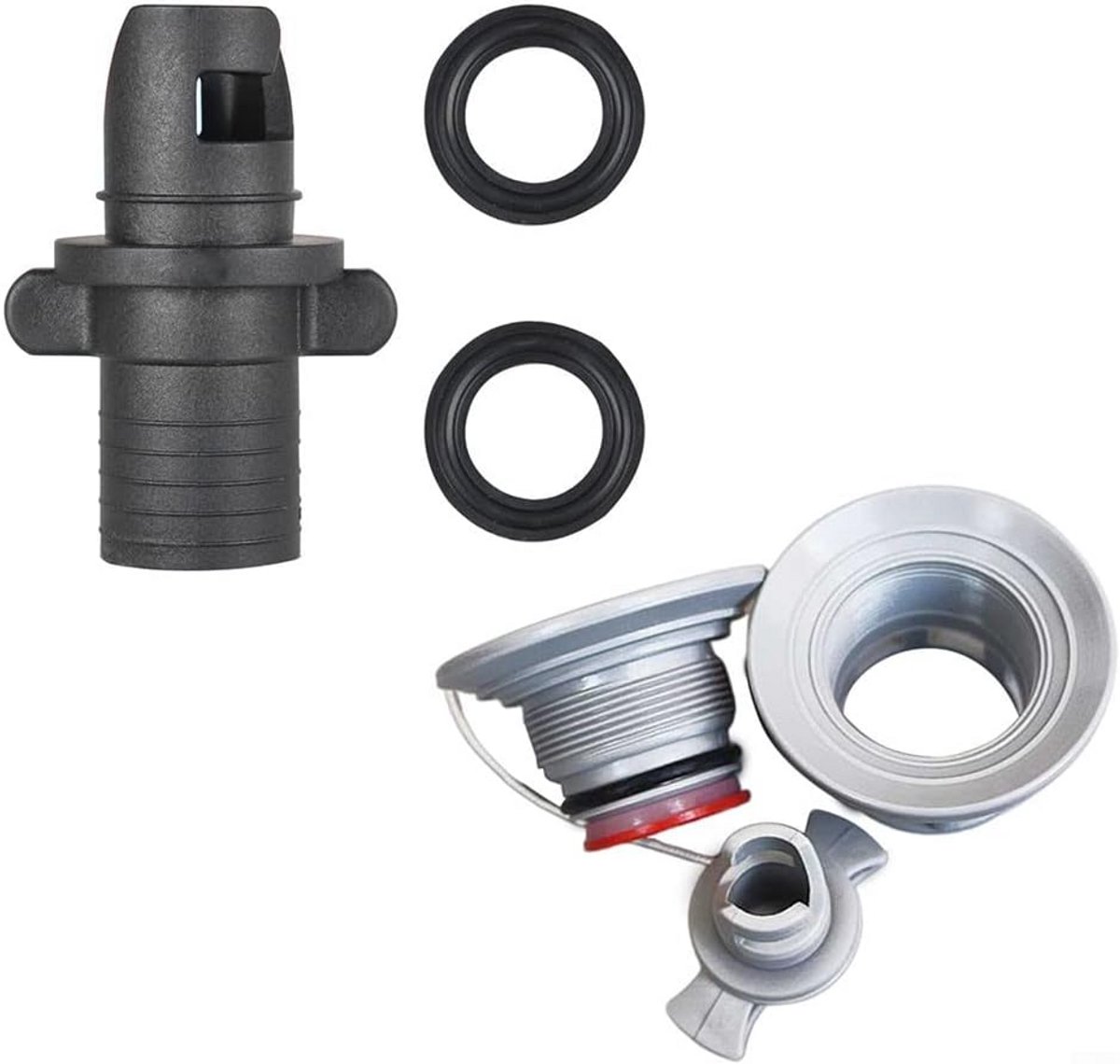 Ventiel Adapter PVC voor Kayak en Opblaasbare Boten - Acht Gaten