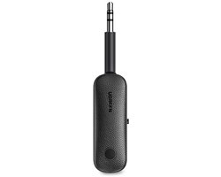 Bluetooth 5.0 zender en ontvanger 2-in-1 met 3,5mm mini jack, Ugreen CM403, zwart, lange batterijduur, compact