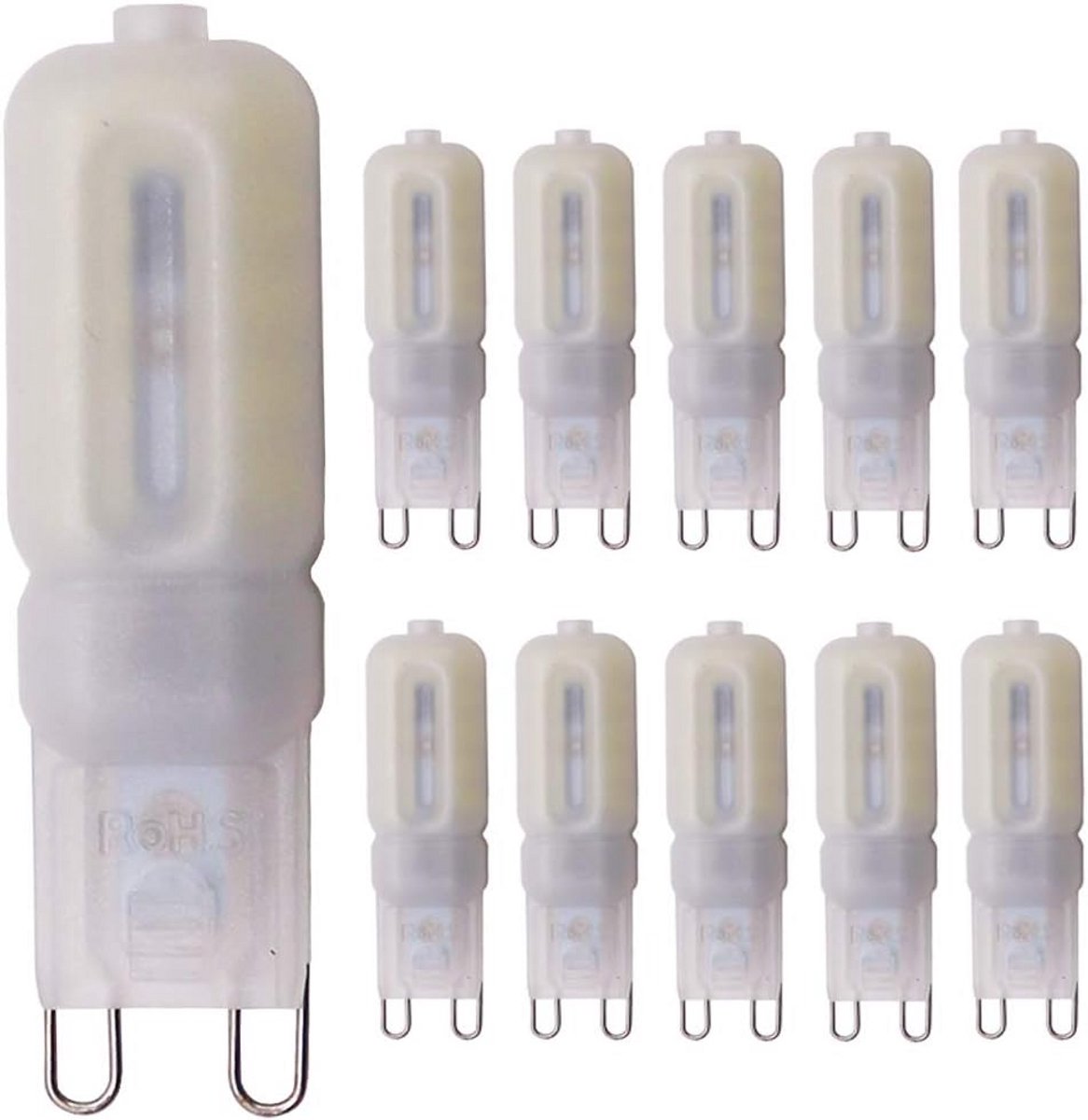 10x G9 LED Lampen 5W Vervangt 40W Halogeen Koel Wit 6000K 220V