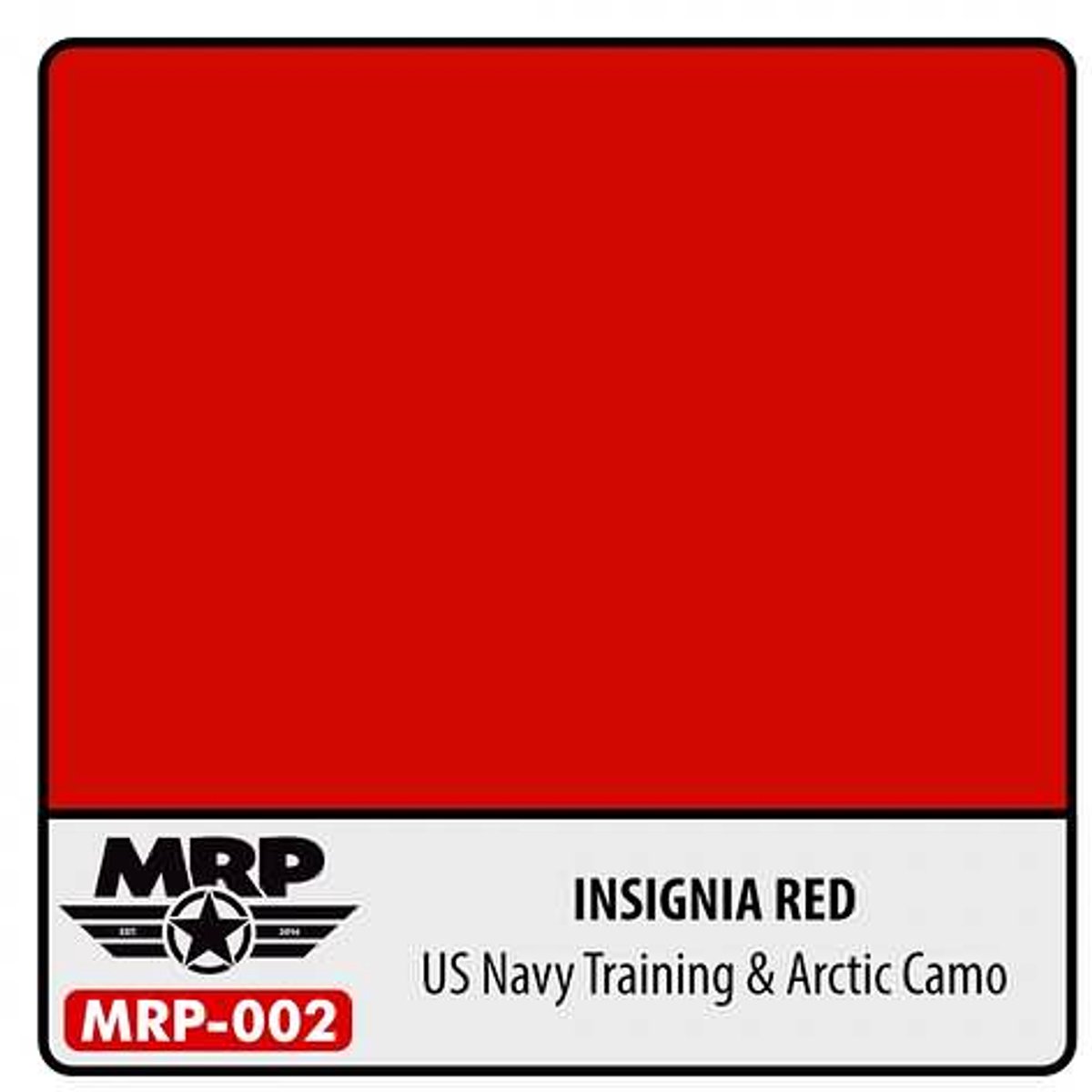 Mr. Paint MRP-002 - Insignia Red - US Navy Training & Artic Camo – 30 ml verf voor Airbrush & Detailwerk