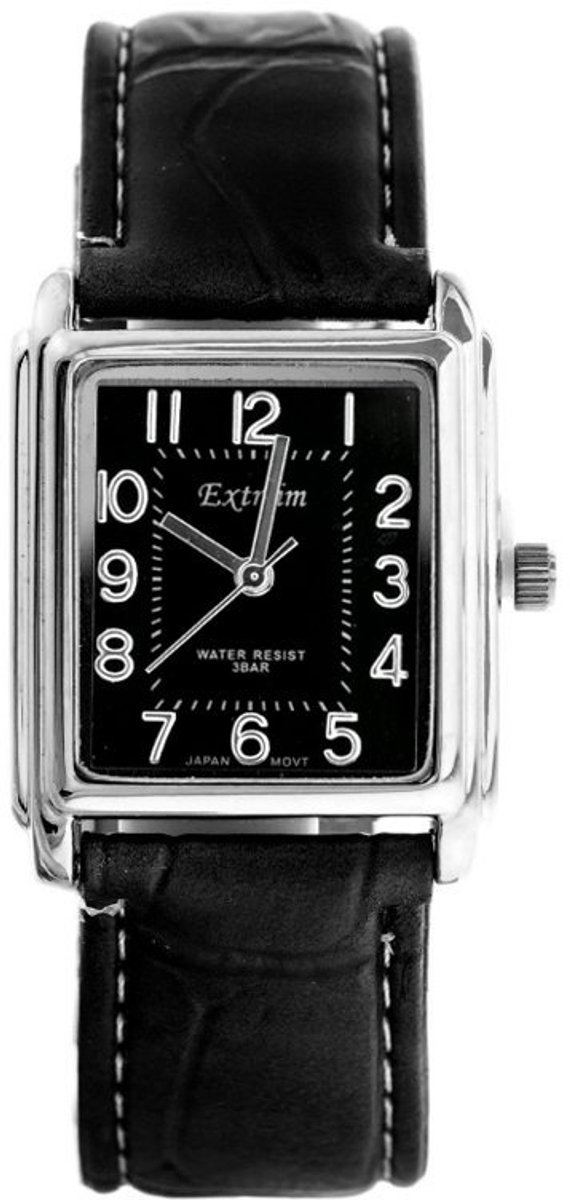 Extreim - Dameshorloge - Zwart - Zilver - Miyota Mechanisme