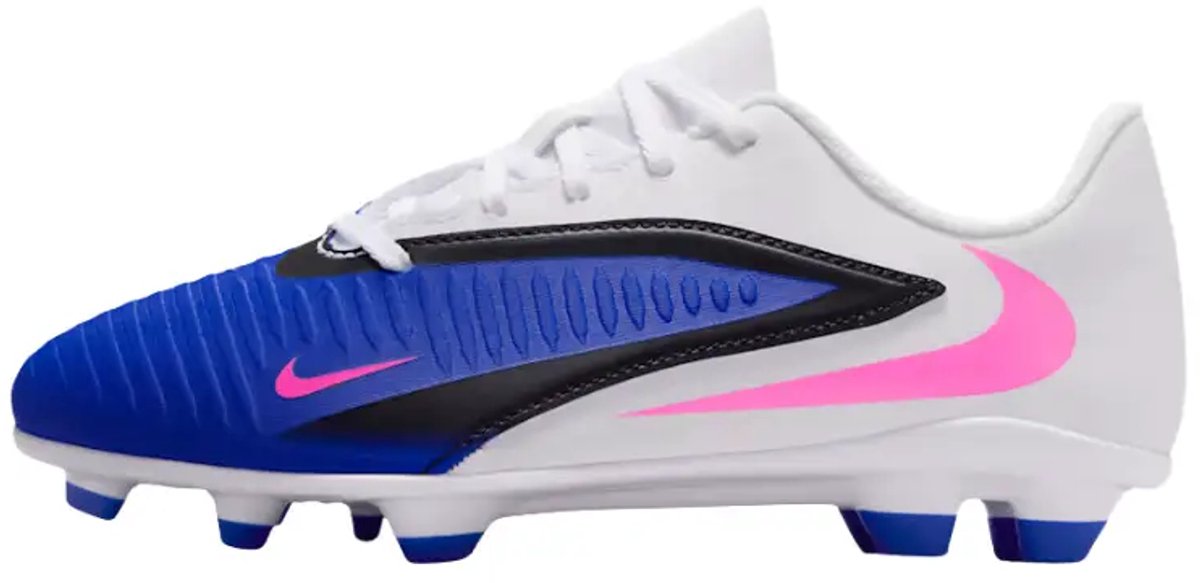 Nike jr. Phantom 6 low club in de kleur blauw.