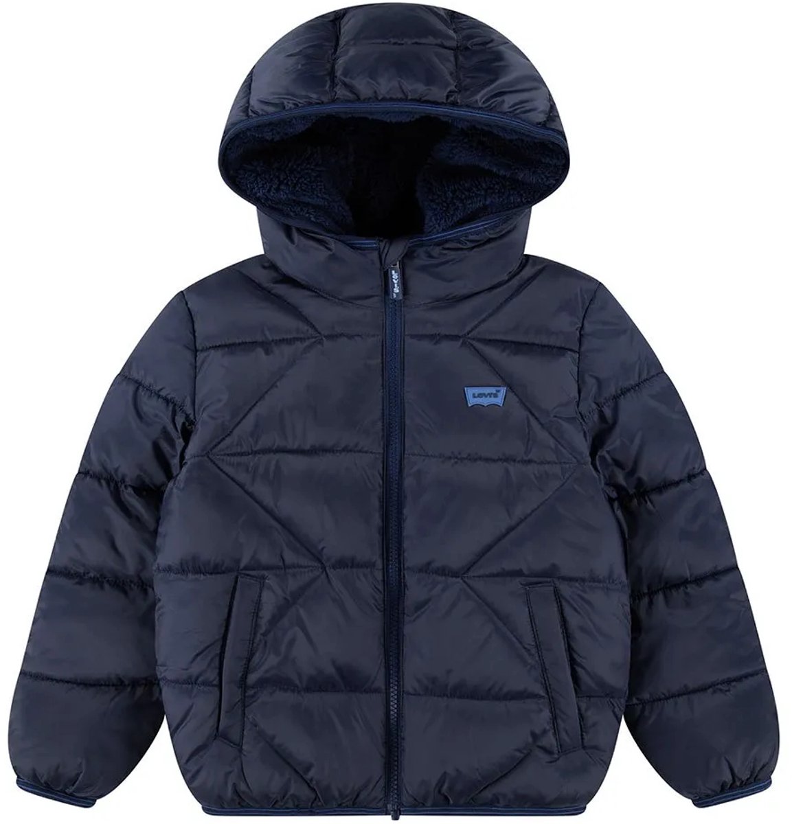 Levi´s ® Kids Sherpa Lined Puffer Jas 6 Months Jongens Jurkje Blues
