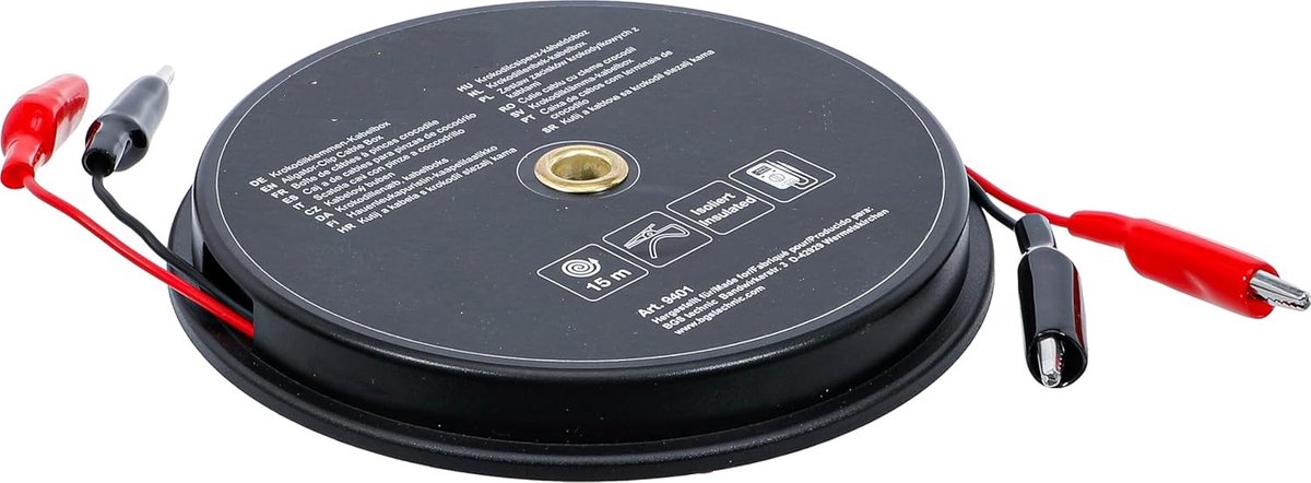 Famanu – Keramische WC-garnituur - open toiletborstelhouder van keramiek met glanzende structuur en zwarte borstelkop Ø 12 -5 x 41 cm