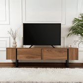 Skye Decor Houten TV-meubel "Serenity" 180 x 30 x 50 cm - Notelaar