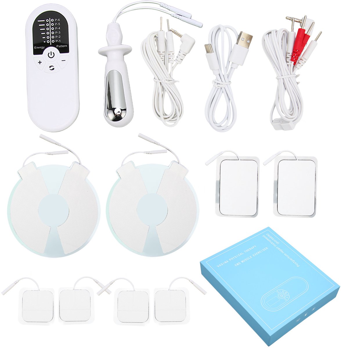 Omabeta Thuiscollectie Digitale Oefenapparaat voor Bekkenbodem – 20.00*10.00*8.00cm – Elektrisch, multifunctioneel