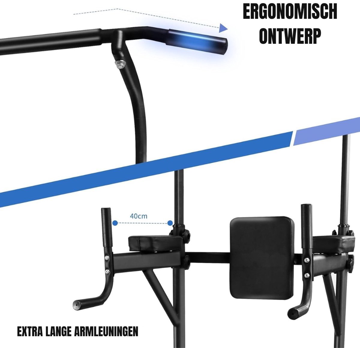 SCH Pull Up Station - Fitness - 100cm x 65cm x 230cm thumbnail 6
