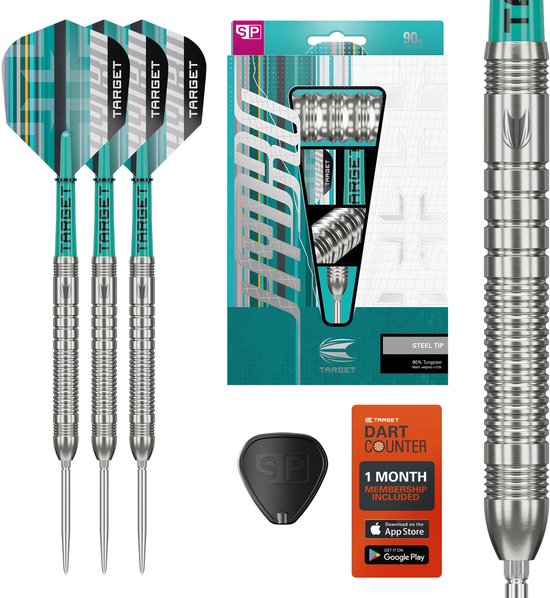 Target Darts Hydro Steel Tip Dartset 24G Barrel 03 - 90% Tungsten - Swiss Point Technologie - Pro Grip Shafts - Pro Ultra Flights - Rechte Barrel - Compleet met Accessoires van Merkloos — afbeelding 2