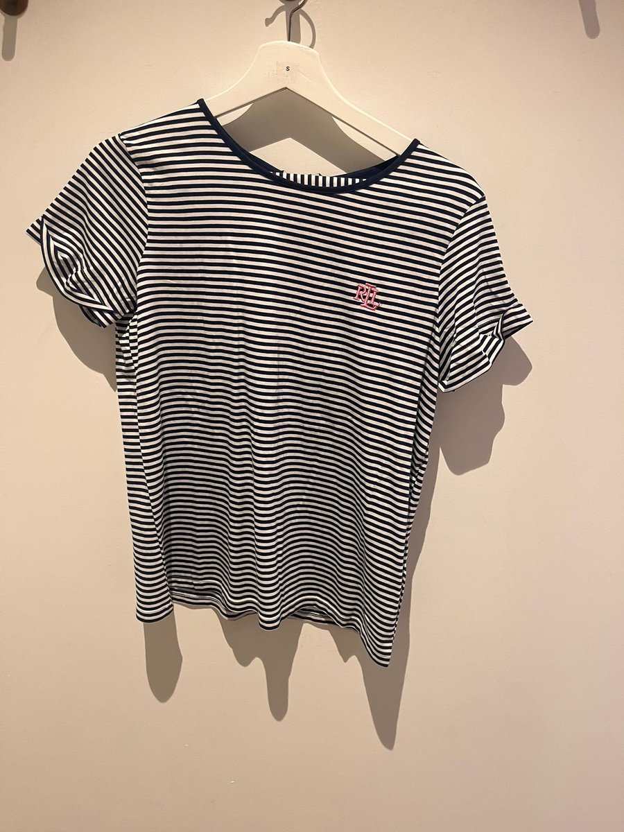 Ralph Lauren, Pyjama, blauw-witte streep, M