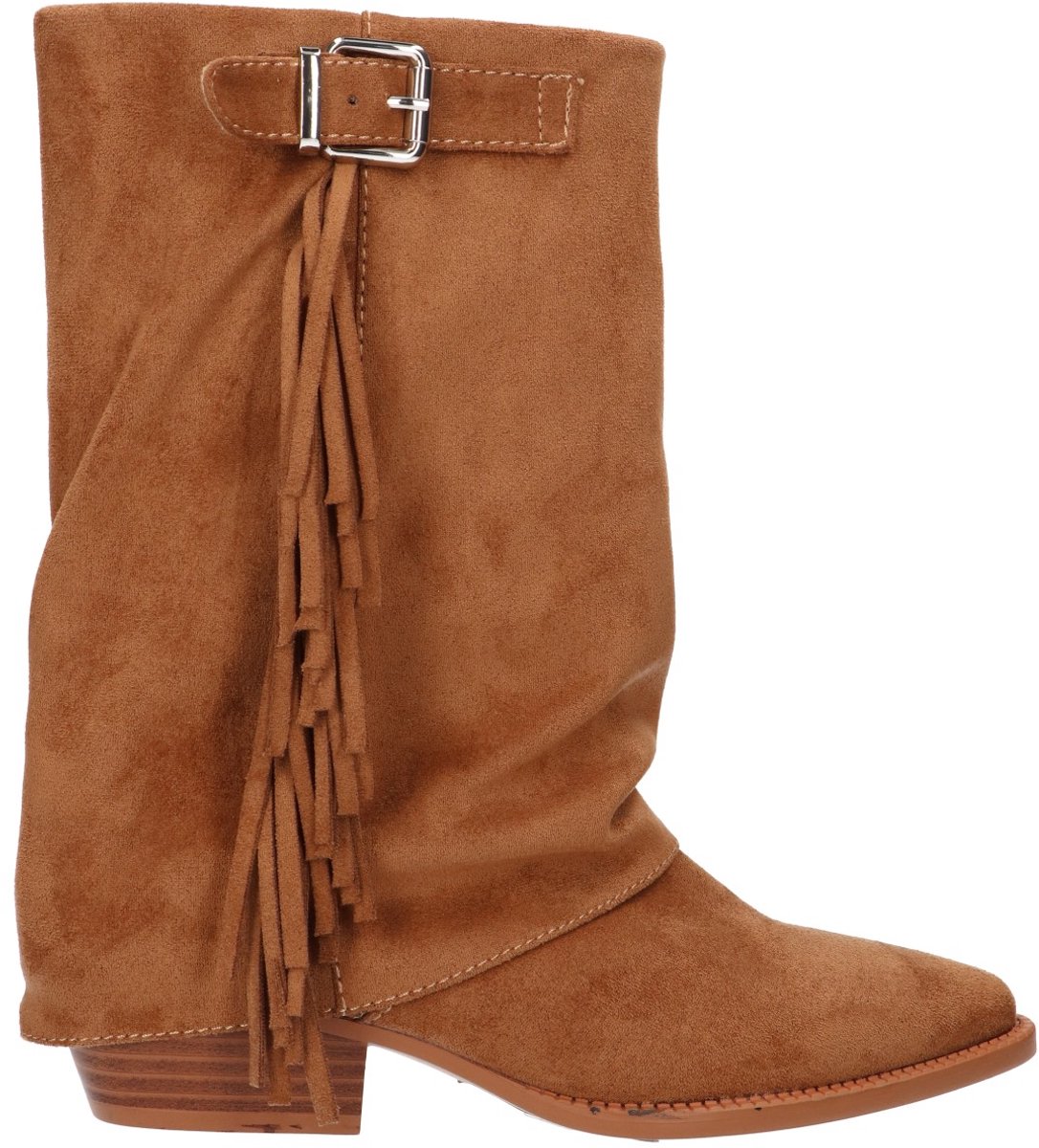 La Strada Western Bootie Camel Textiel - Damesschoenen - Maat - 37