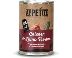 Appetite Adult Natvoer voor Hond met Kip en Lam 400g