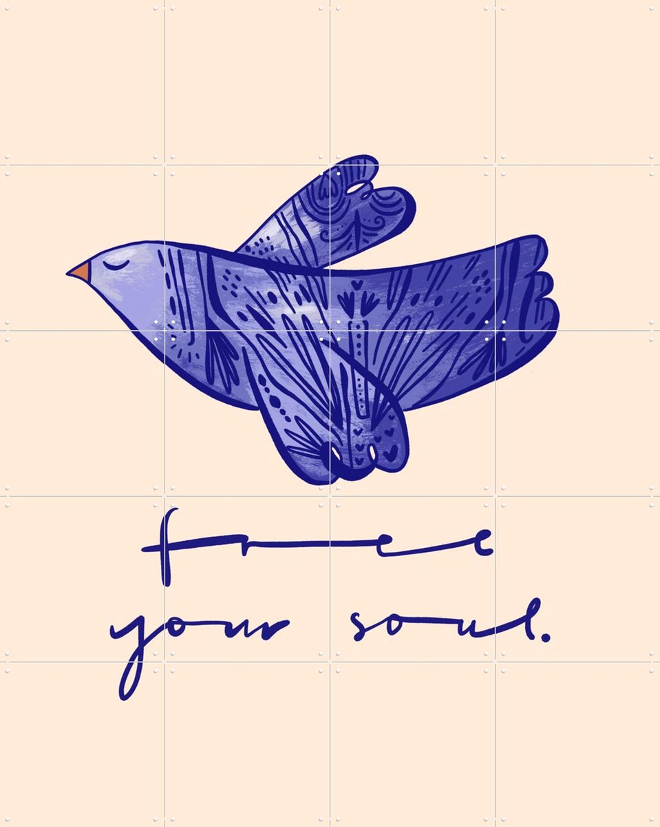 IXXI Free Your Soul, Gozde - 80 x 100 cm - Gratis ophangtool - Grote wanddecoratie en posters