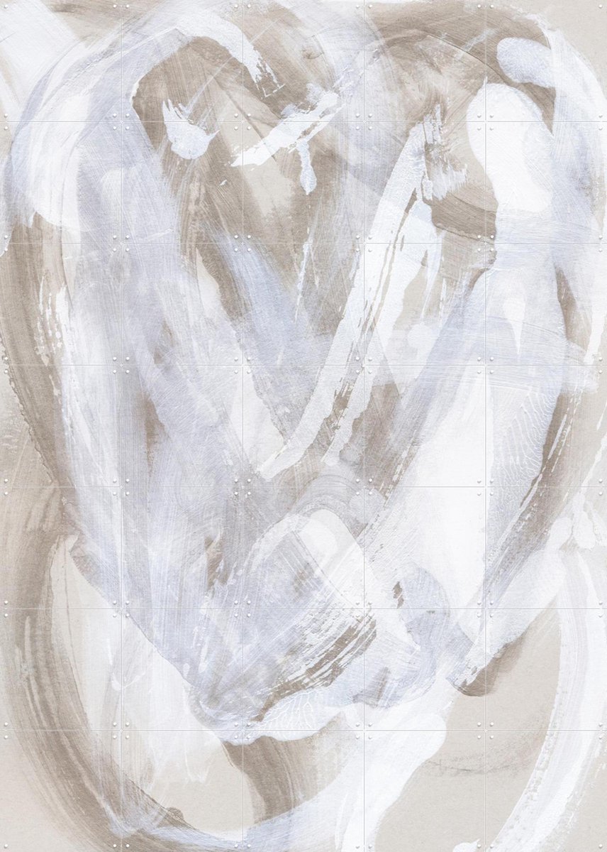 IXXI Abstract Brush Strokes 146, Mareike Böhmer - 100 x 140 cm - Gratis ophangtool - Grote wanddecoratie en posters - Abstract, Aquarel, Kwaststreken