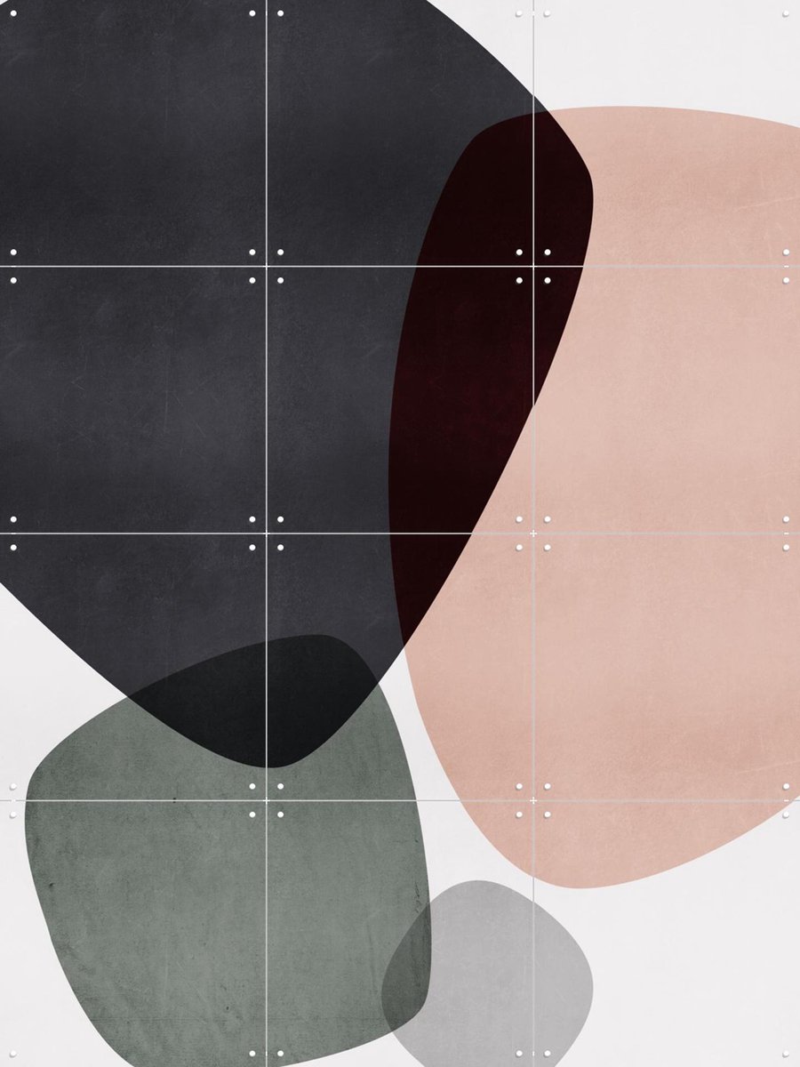 IXXI Graphic 205, Mareike Böhmer - 60 x 80 cm - Gratis ophangtool - Grote wanddecoratie en posters - Abstract, Grafisch Ontwerp, Geometrische Kunst