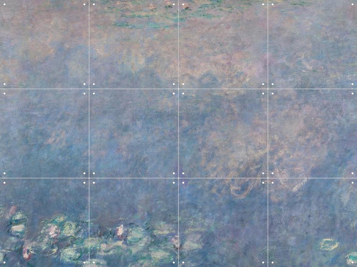 IXXI The two Willows detail I, Claude Monet & Musée de l'Orangerie - 80 x 60 cm - Gratis ophangtool - Grote wanddecoratie en posters - Klassiek