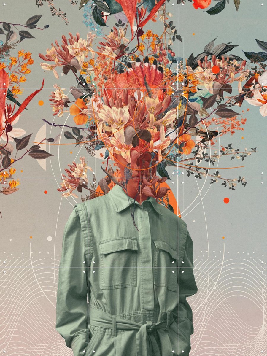IXXI You smell like Home, Frank Moth - 60 x 80 cm - Gratis ophangtool - Grote wanddecoratie en posters - Kleurrijk, Surrealisme, Fotografie, Collage