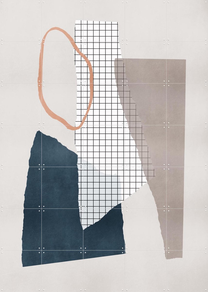 IXXI Pieces 18, Mareike Böhmer - 100 x 140 cm - Gratis ophangtool - Grote wanddecoratie en posters - Grafisch Ontwerp, Minimalisme, Gemengde