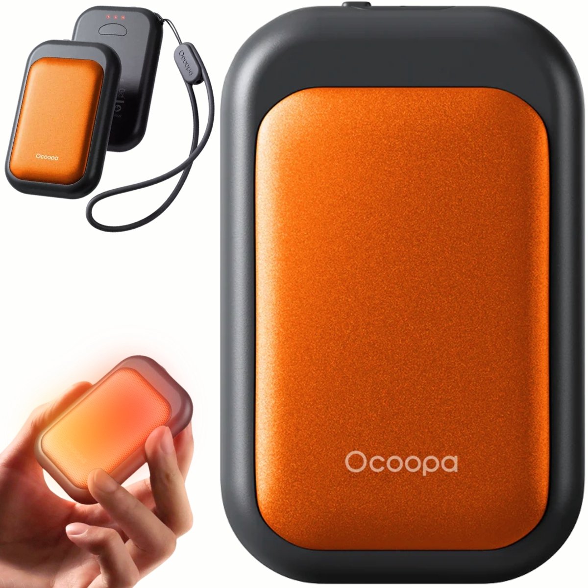 Oplaadbare Handwarmers – 2-delig Magnetisch – Oplaadbaar & Herbruikbaar – Blijft tot 14 uur warm (2x7) – Waterbestendig – USB-C – Voor Outdoor, Wintersport, Golf