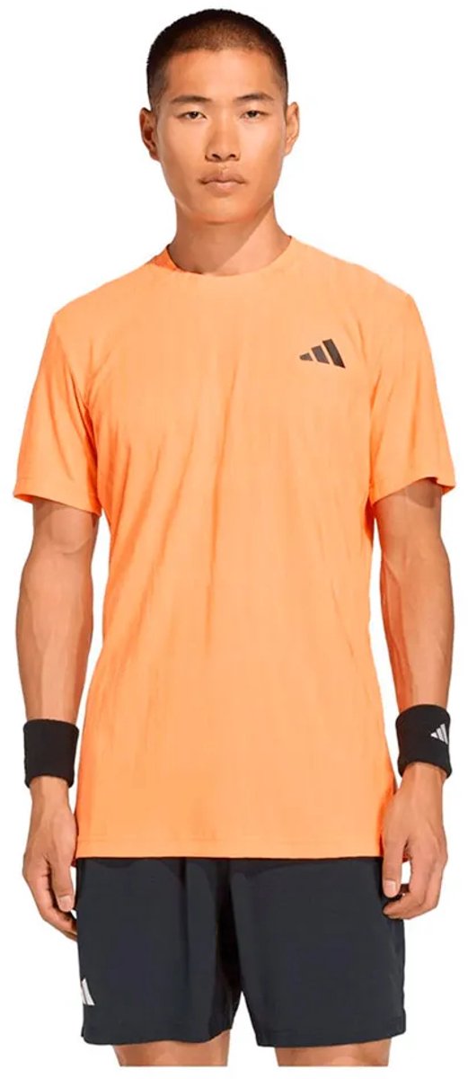 Adidas Tennis Climacool+ Airchill Freelift T-shirt Met Korte Mouwen Man Oranje