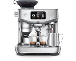 Sage SES985BSS the Oracle Jet Brushed Stainless Steel - RVS - Pistonmachine - Touchscreen - Cold Brew - Automated tamping - Espressomachine