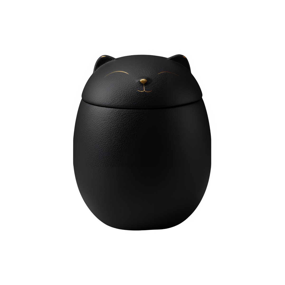 Artic Nimara Poezenurn – Zwart – 500ML – Hoogwaardig Keramiek – Handgemaakt – Poezenurn – As Urn – Huisdieren Urn – Urn Kat – Urn Hond – Urn voor Dieren – Urne – Urnen – Huisdieren tot 15 KG