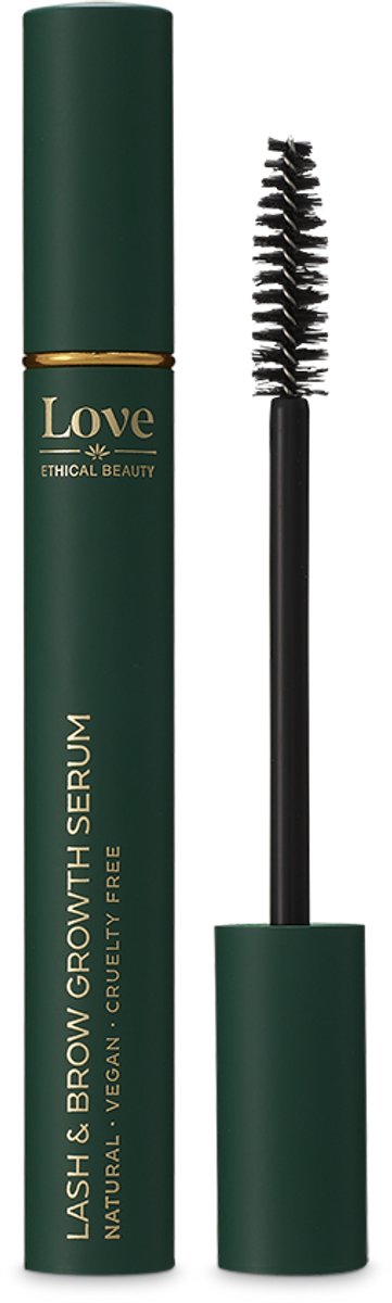 Love Ethical Beauty - Lash & Brow Growth Serum - Voor Vollere Wimpers en Wenkbrauwen - 100% Natuurlijk & Vegan - 10 ml