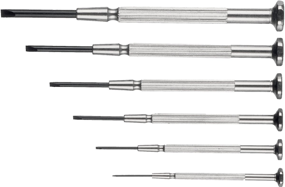 Connex Set Micro-Schroevendraaiers 6-delig platte kop