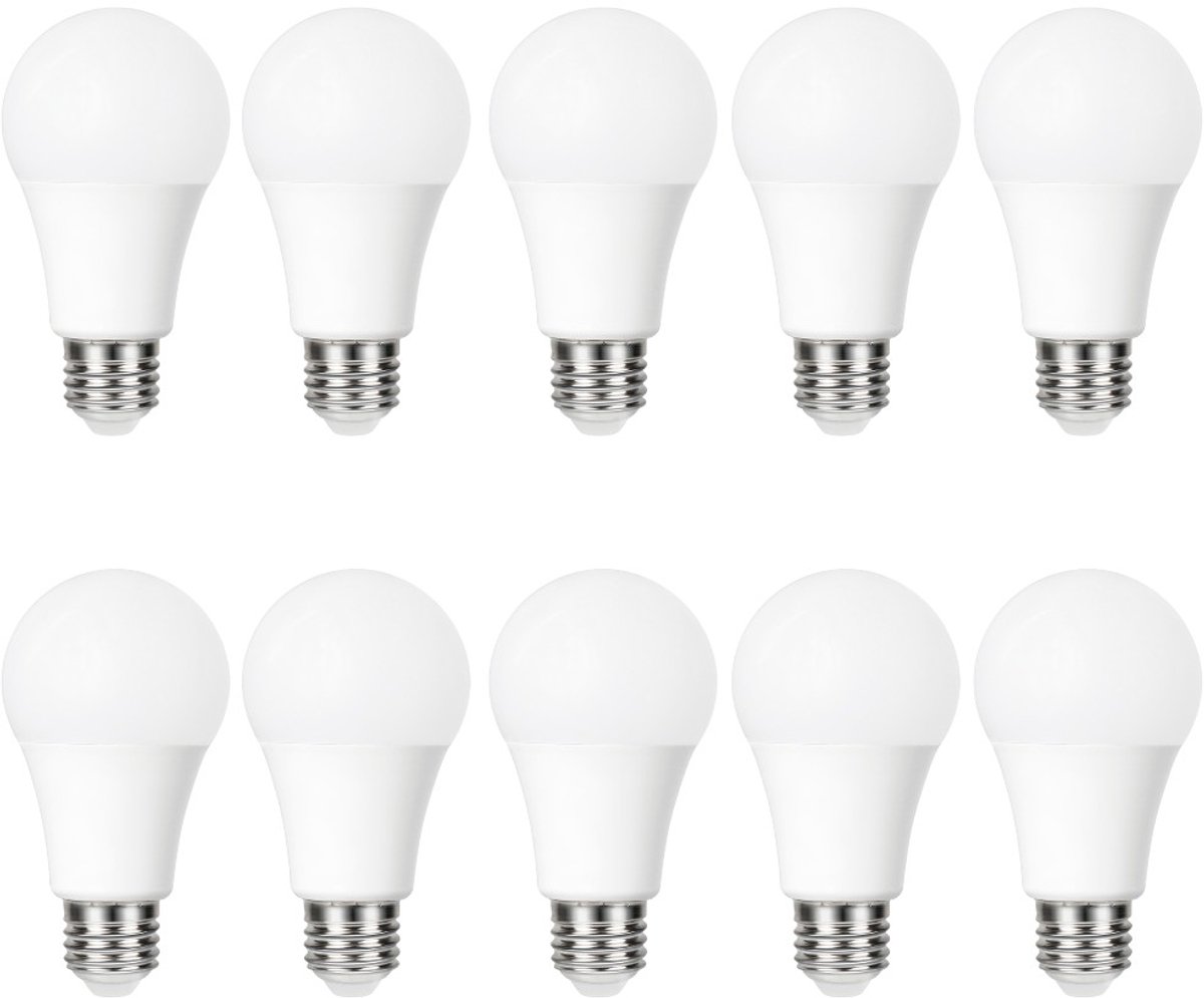 10 Pack - E27 Day/Night Auto Sensor LED Lamp, 5000K, 4,8W, 470 Lumen, non dimmable