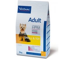 Virbac Veterinary Hpm Adult Small & Toy - Hondenvoer - 3kg