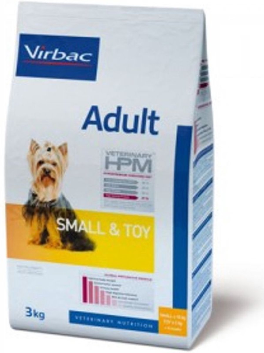 Virbac Veterinary Hpm Adult Small & Toy - Hondenvoer - 3kg
