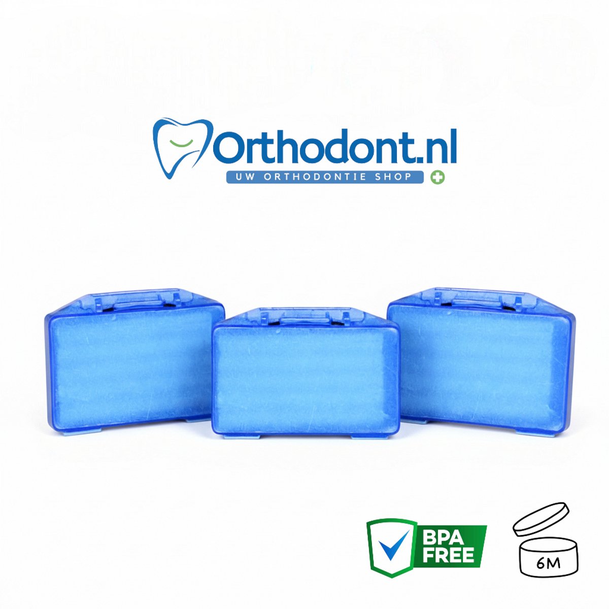 3x Orthodontic Wax - Beugel Wax - Mint Smaak - Beugelverzorging - Orthodontische Gum