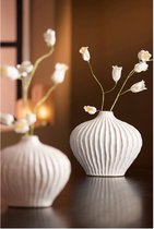 Light & Living - Vaas LORITO - 30x16x25cm - Wit