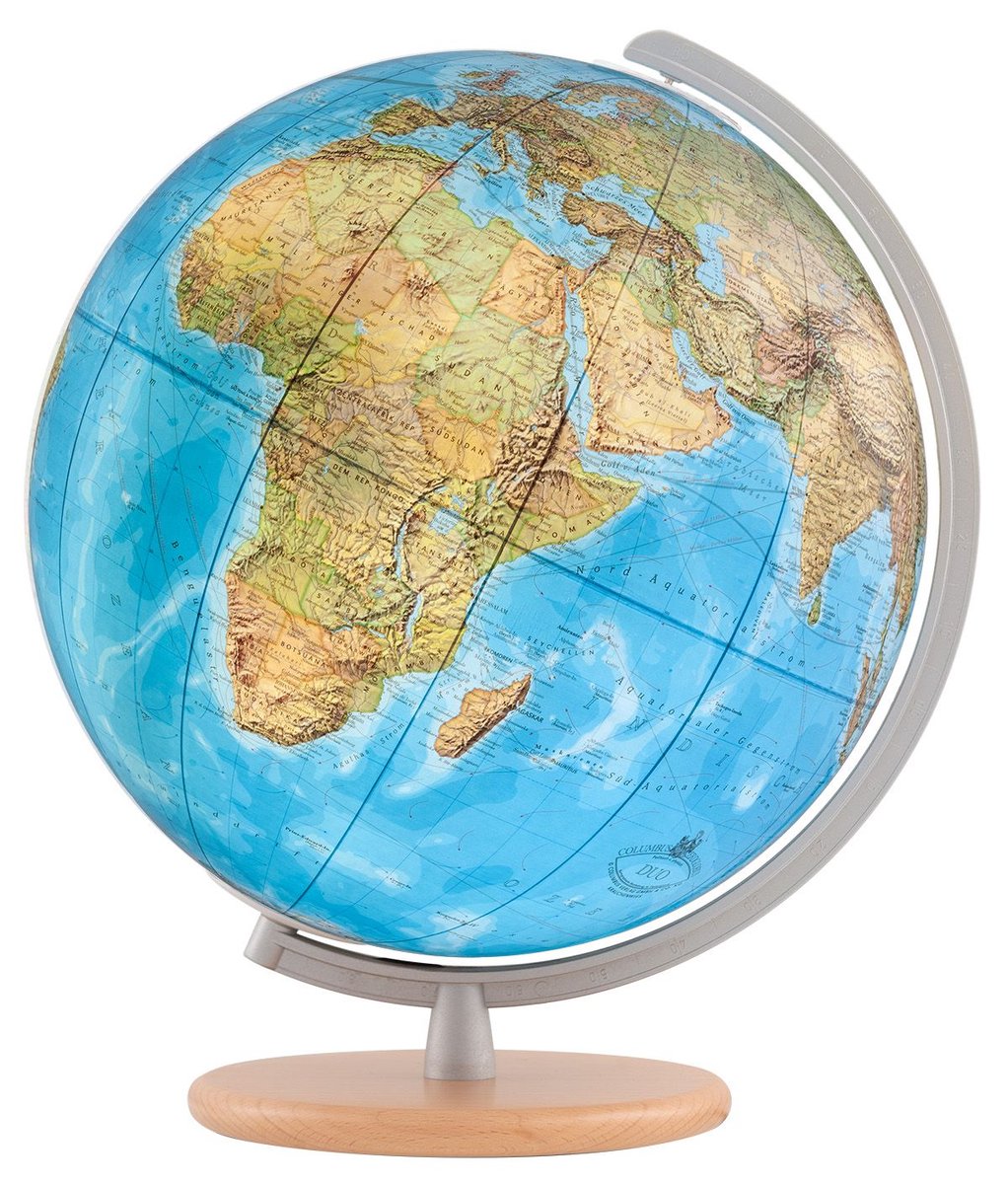 Tafel Globe 26 cm rond met verlichting