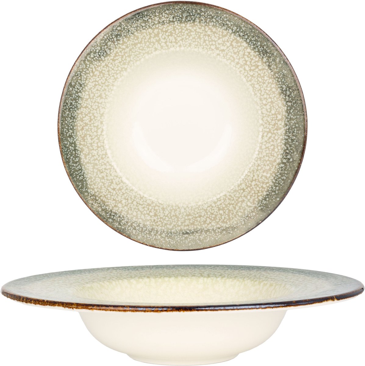 By Bone Pastabord - Spazio - Porselein - 28 cm (480cc) - set van 2