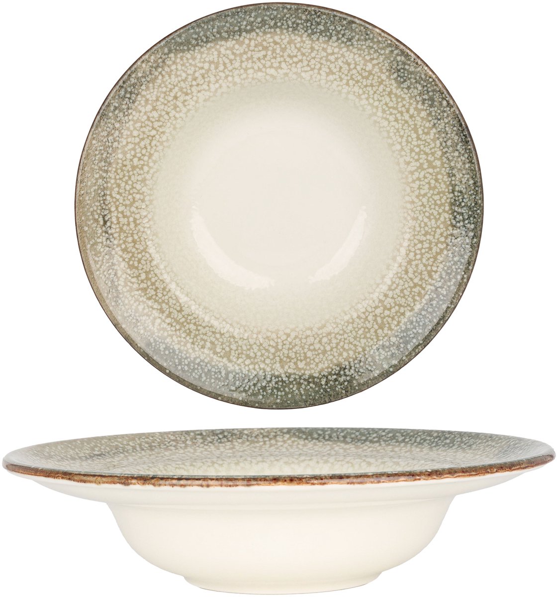 By Bone Pastabord - Spazio - Porselein - 27 cm (500cc) - set van 2