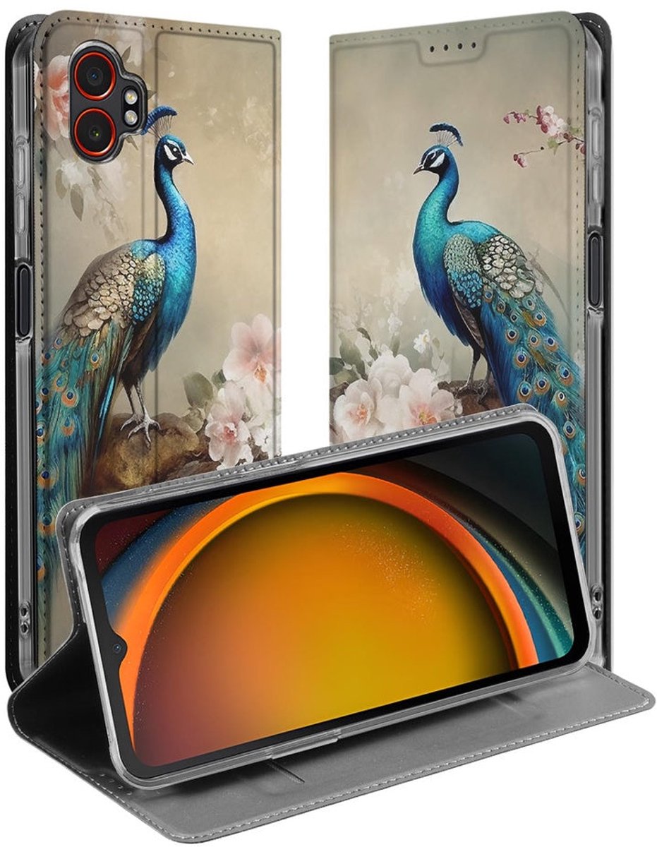 Samsung Galaxy Xcover 7 Pro Book Wallet Case Vintage Pauwen