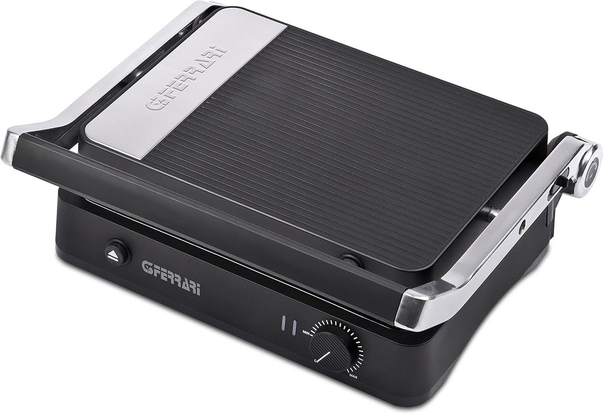 Contactgrill met Antiaanbaklaag - 2000W - Grillpan en Panini Maker in één
