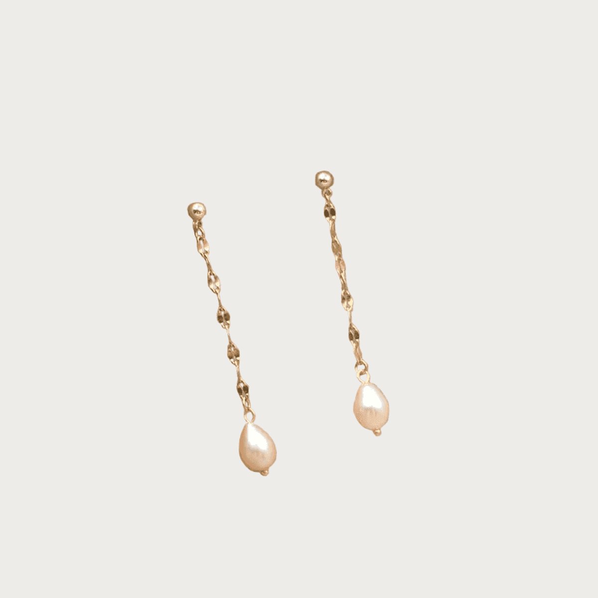 Pink Pearl Drop - Oorbellen - Stainless Steel